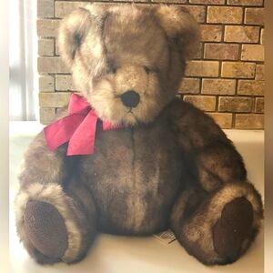Danny Bombay Co. Plush Faux Mink Teddy Bear 2003
